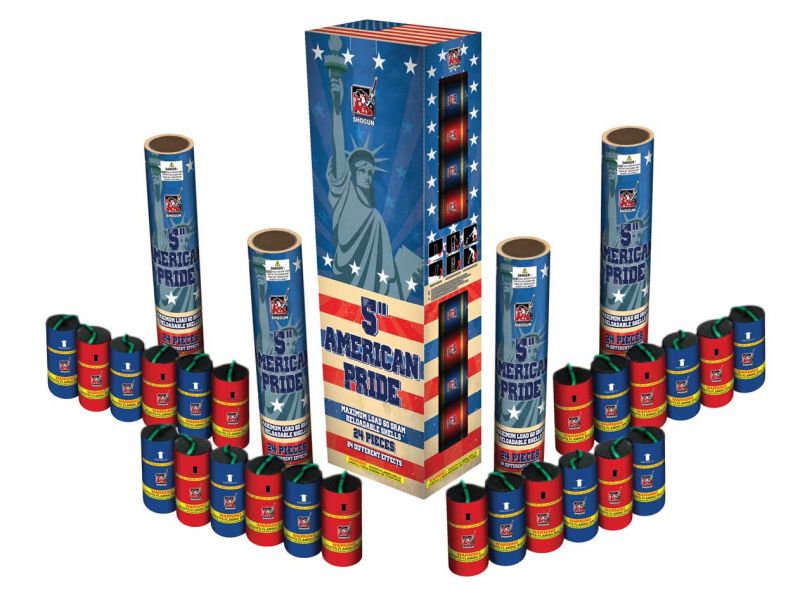 AMERICAN PRIDE 5" CYLINDER SHELL